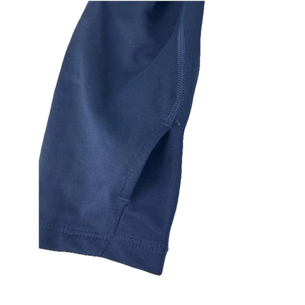 Nike Dri-FIT Womens Navy Blue Quarter Zip Pullover Thumbholes‎ 926270-419 Size S